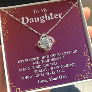 To My Daughter | Be Brave ❤️🔥 | Jewelry | C30011TG, C30011TR, lx-C30011, PB23-WOOD, PROD-1883486, PT-922, TNM-1, USER-43062 | TageUnlimited
