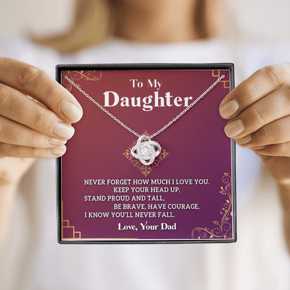 To My Daughter | Be Brave ❤️🔥 | Jewelry | C30011TG, C30011TR, lx-C30011, PB23-WOOD, PROD-1883486, PT-922, TNM-1, USER-43062 | TageUnlimited
