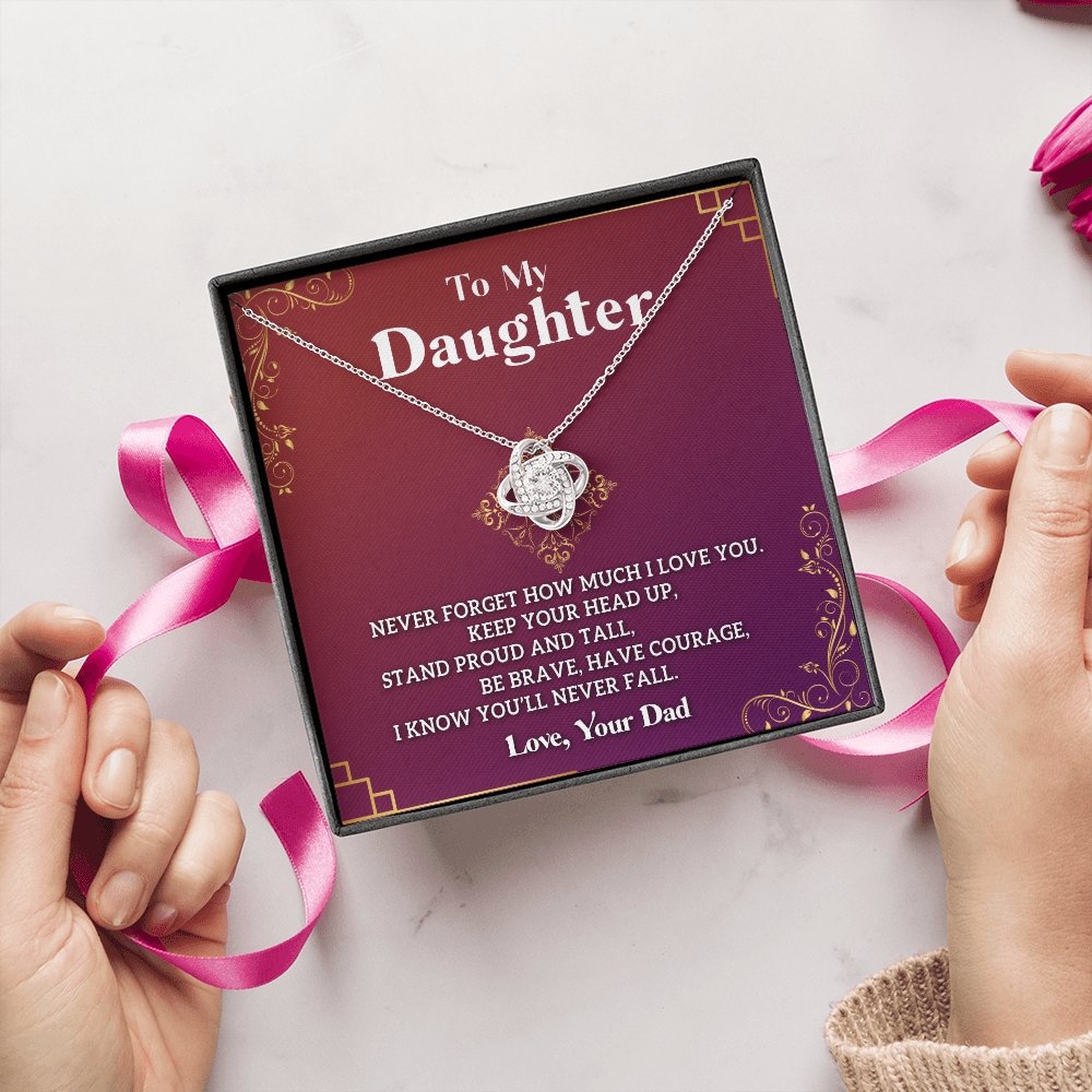 To My Daughter | Be Brave ❤️🔥 | Jewelry | C30011TG, C30011TR, lx-C30011, PB23-WOOD, PROD-1883486, PT-922, TNM-1, USER-43062 | TageUnlimited