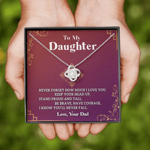 To My Daughter | Be Brave ❤️🔥 | Jewelry | C30011TG, C30011TR, lx-C30011, PB23-WOOD, PROD-1883486, PT-922, TNM-1, USER-43062 | TageUnlimited