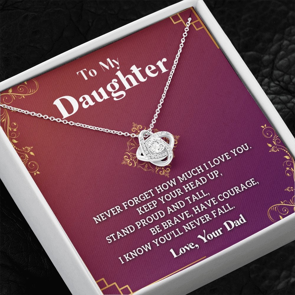 To My Daughter | Be Brave ❤️🔥 | Jewelry | C30011TG, C30011TR, lx-C30011, PB23-WOOD, PROD-1883486, PT-922, TNM-1, USER-43062 | TageUnlimited