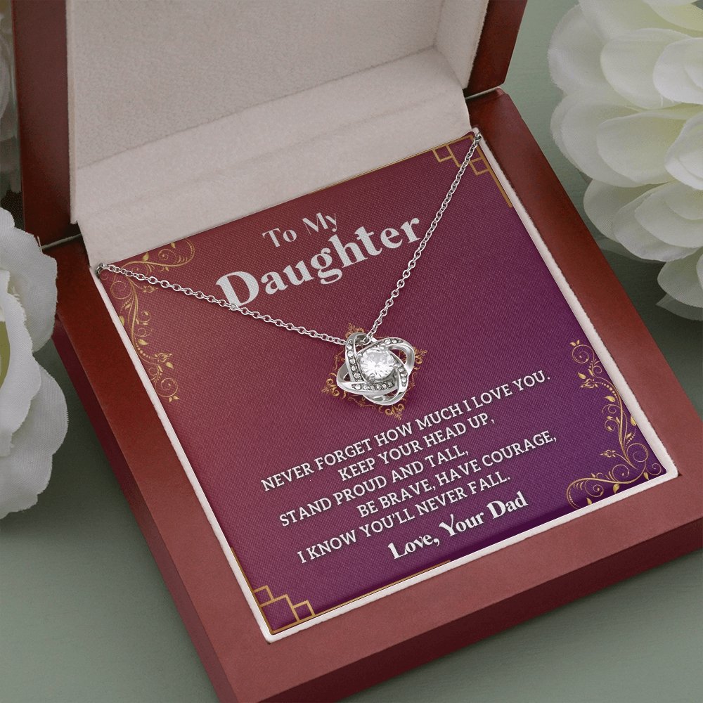 To My Daughter | Be Brave ❤️🔥 | Jewelry | C30011TG, C30011TR, lx-C30011, PB23-WOOD, PROD-1883486, PT-922, TNM-1, USER-43062 | TageUnlimited
