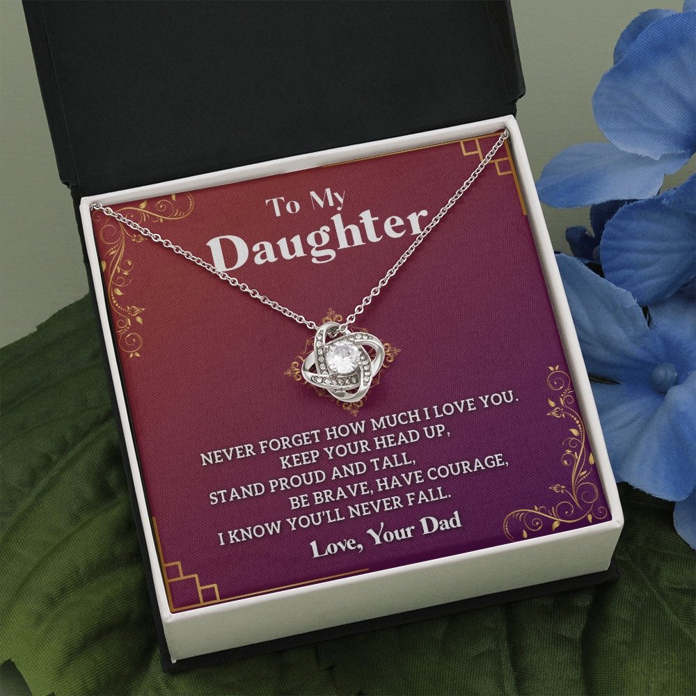 To My Daughter | Be Brave ❤️🔥 | Jewelry | C30011TG, C30011TR, lx-C30011, PB23-WOOD, PROD-1883486, PT-922, TNM-1, USER-43062 | TageUnlimited