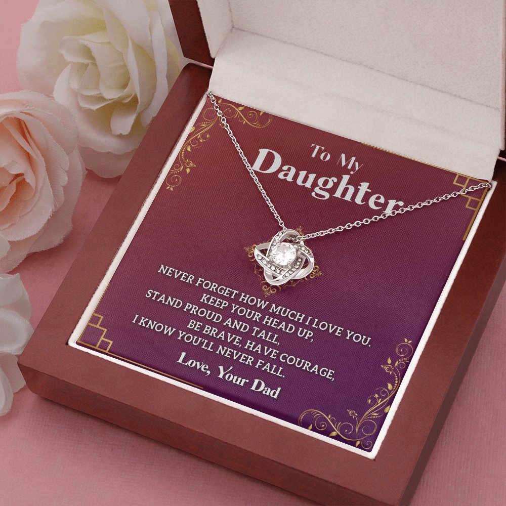 To My Daughter | Be Brave ❤️🔥 | Jewelry | C30011TG, C30011TR, lx-C30011, PB23-WOOD, PROD-1883486, PT-922, TNM-1, USER-43062 | TageUnlimited