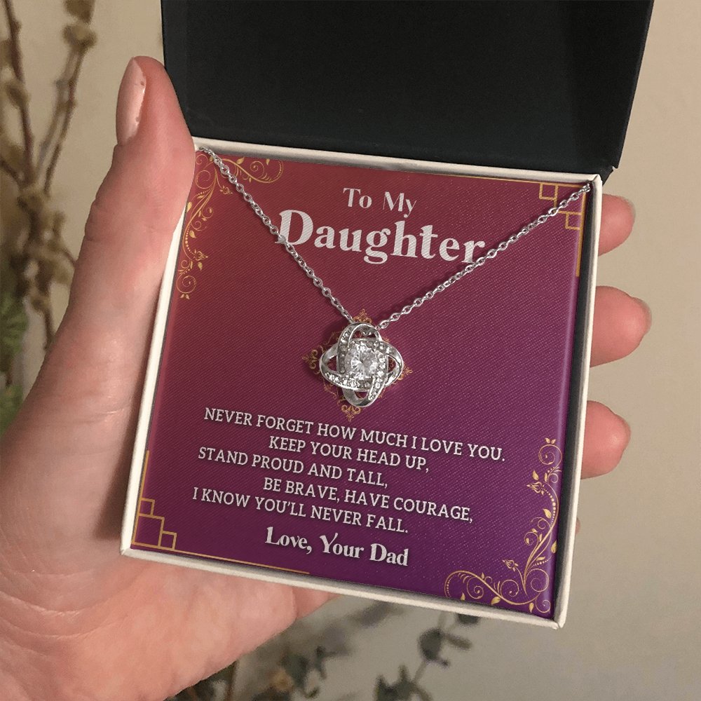 To My Daughter | Be Brave ❤️🔥 | Jewelry | C30011TG, C30011TR, lx-C30011, PB23-WOOD, PROD-1883486, PT-922, TNM-1, USER-43062 | TageUnlimited