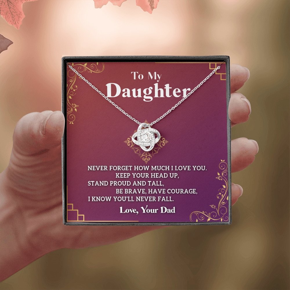 To My Daughter | Be Brave ❤️🔥 | Jewelry | C30011TG, C30011TR, lx-C30011, PB23-WOOD, PROD-1883486, PT-922, TNM-1, USER-43062 | TageUnlimited