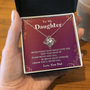 To My Daughter | Be Brave ❤️🔥 | Jewelry | C30011TG, C30011TR, lx-C30011, PB23-WOOD, PROD-1883486, PT-922, TNM-1, USER-43062 | TageUnlimited