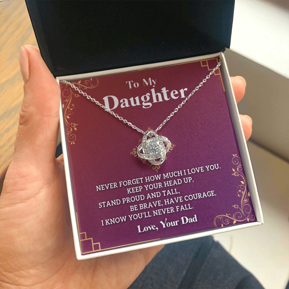 To My Daughter | Be Brave ❤️🔥 | Jewelry | C30011TG, C30011TR, lx-C30011, PB23-WOOD, PROD-1883486, PT-922, TNM-1, USER-43062 | TageUnlimited