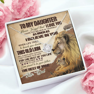 To My Daughter | Believe In Yourself | Jewelry | C30011TG, C30011TR, lx-C30011, PB23-WOOD, PROD-1600143, PT-922, TNM-1, USER-43062 | TageUnlimited
