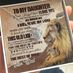 To My Daughter | Believe In Yourself | Jewelry | C30011TG, C30011TR, lx-C30011, PB23-WOOD, PROD-1600143, PT-922, TNM-1, USER-43062 | TageUnlimited