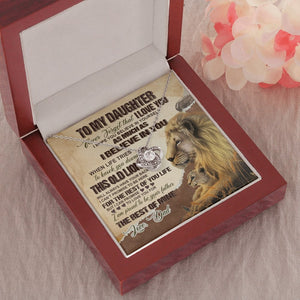 To My Daughter | Believe In Yourself | Jewelry | C30011TG, C30011TR, lx-C30011, PB23-WOOD, PROD-1600143, PT-922, TNM-1, USER-43062 | TageUnlimited