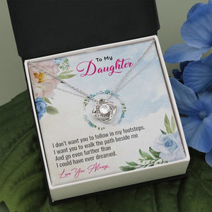 To My Daughter | Go Even Further Than I Could 💕🌺 | Jewelry | C30011TG, C30011TR, lx-C30011, PB23-WOOD, PROD-1883891, PT-922, TNM-1, USER-43062 | TageUnlimited