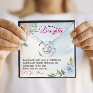 To My Daughter | Go Even Further Than I Could 💕🌺 | Jewelry | C30011TG, C30011TR, lx-C30011, PB23-WOOD, PROD-1883891, PT-922, TNM-1, USER-43062 | TageUnlimited