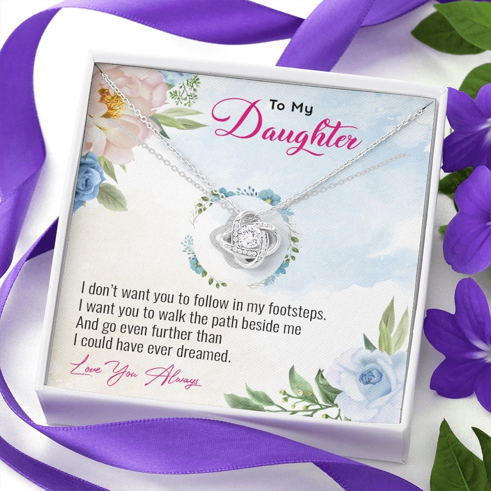 To My Daughter | Go Even Further Than I Could 💕🌺 | Jewelry | C30011TG, C30011TR, lx-C30011, PB23-WOOD, PROD-1883891, PT-922, TNM-1, USER-43062 | TageUnlimited
