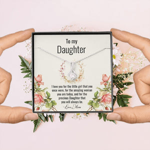 To My Daughter | I Love You 💗💎 | Jewelry | C30084TG, C30084TR, lx-C30084, PB23-WOOD, PROD-1892954, PT-930, TNM-1, USER-43062 | TageUnlimited