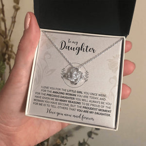 To My Daughter | I Love You Now And Forever 🤍💎 | Jewelry | C30011TR, lx-C30011, PB23-WOOD, PROD-1883363, PT-922, TNM-1, USER-43062 | TageUnlimited