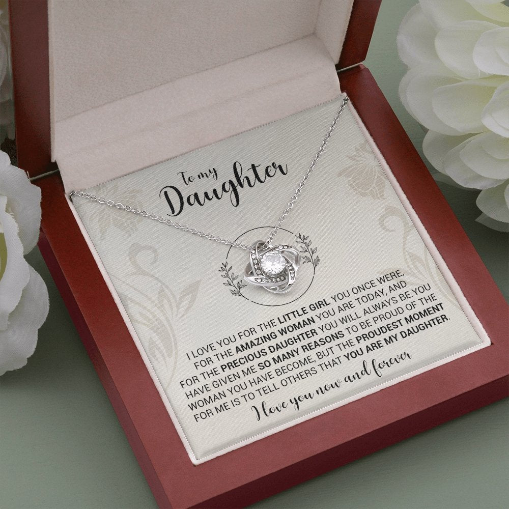 To My Daughter | I Love You Now And Forever 🤍💎 | Jewelry | C30011TR, lx-C30011, PB23-WOOD, PROD-1883363, PT-922, TNM-1, USER-43062 | TageUnlimited