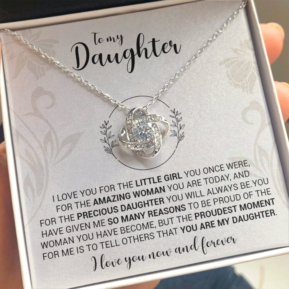 To My Daughter | I Love You Now And Forever 🤍💎 | Jewelry | C30011TR, lx-C30011, PB23-WOOD, PROD-1883363, PT-922, TNM-1, USER-43062 | TageUnlimited