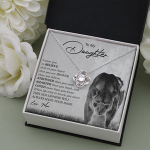 To My Daughter | I Want You To Believe Deep In Your Heart | Jewelry | C30011TG, C30011TR, lx-C30011, PB23-WOOD, PROD-2249212, PT-922, TNM-1, USER-43062 | TageUnlimited
