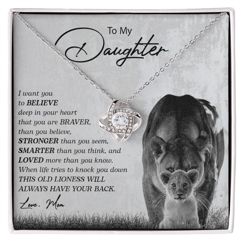 To My Daughter | I Want You To Believe Deep In Your Heart | Jewelry | C30011TG, C30011TR, lx-C30011, PB23-WOOD, PROD-2249212, PT-922, TNM-1, USER-43062 | TageUnlimited