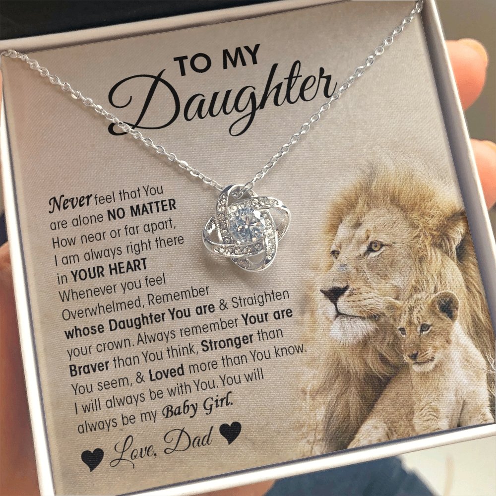 To My Daughter | I Will Always Be With You 💖🔥 | Jewelry | C30011TG, C30011TR, lx-C30011, PB23-WOOD, PROD-1619344, PT-922, TNM-1, USER-43062 | TageUnlimited