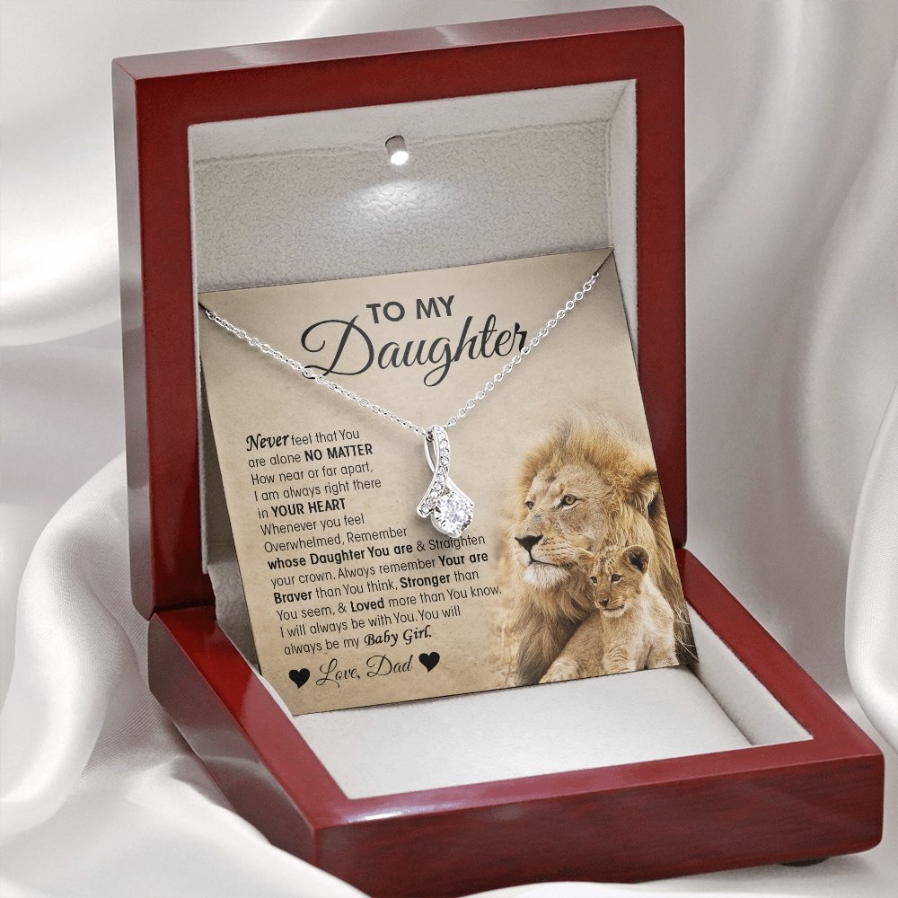 To My Daughter | I Will Always Be With You 💖🔥 | Jewelry | C30084TG, C30084TR, lx-C30084, PB23-WOOD, PROD-1619354, PT-930, TNM-1, USER-43062 | TageUnlimited
