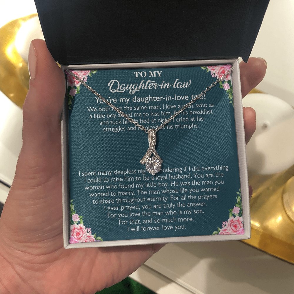 To My Daughter-In-Law | Alluring Necklace 🎀 💓 | Jewelry | C30084TG, C30084TR, lx-C30084, PB23-WOOD, PROD-1582735, PT-930, TNM-1, USER-43062, WARRANTY-UPSELL | TageUnlimited