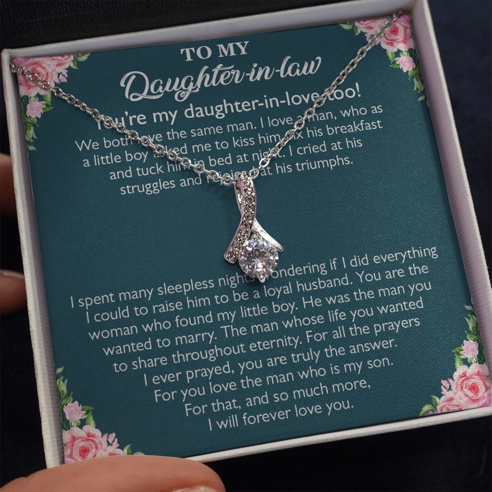 To My Daughter-In-Law | Alluring Necklace 🎀 💓 | Jewelry | C30084TG, C30084TR, lx-C30084, PB23-WOOD, PROD-1582735, PT-930, TNM-1, USER-43062, WARRANTY-UPSELL | TageUnlimited