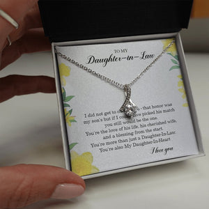 To My Daughter-In-Law | Alluring Necklace 💓💎 | Jewelry | C30084TG, C30084TR, lx-C30084, PB23-WOOD, PROD-1582712, PT-930, TNM-1, USER-43062, WARRANTY-UPSELL | TageUnlimited