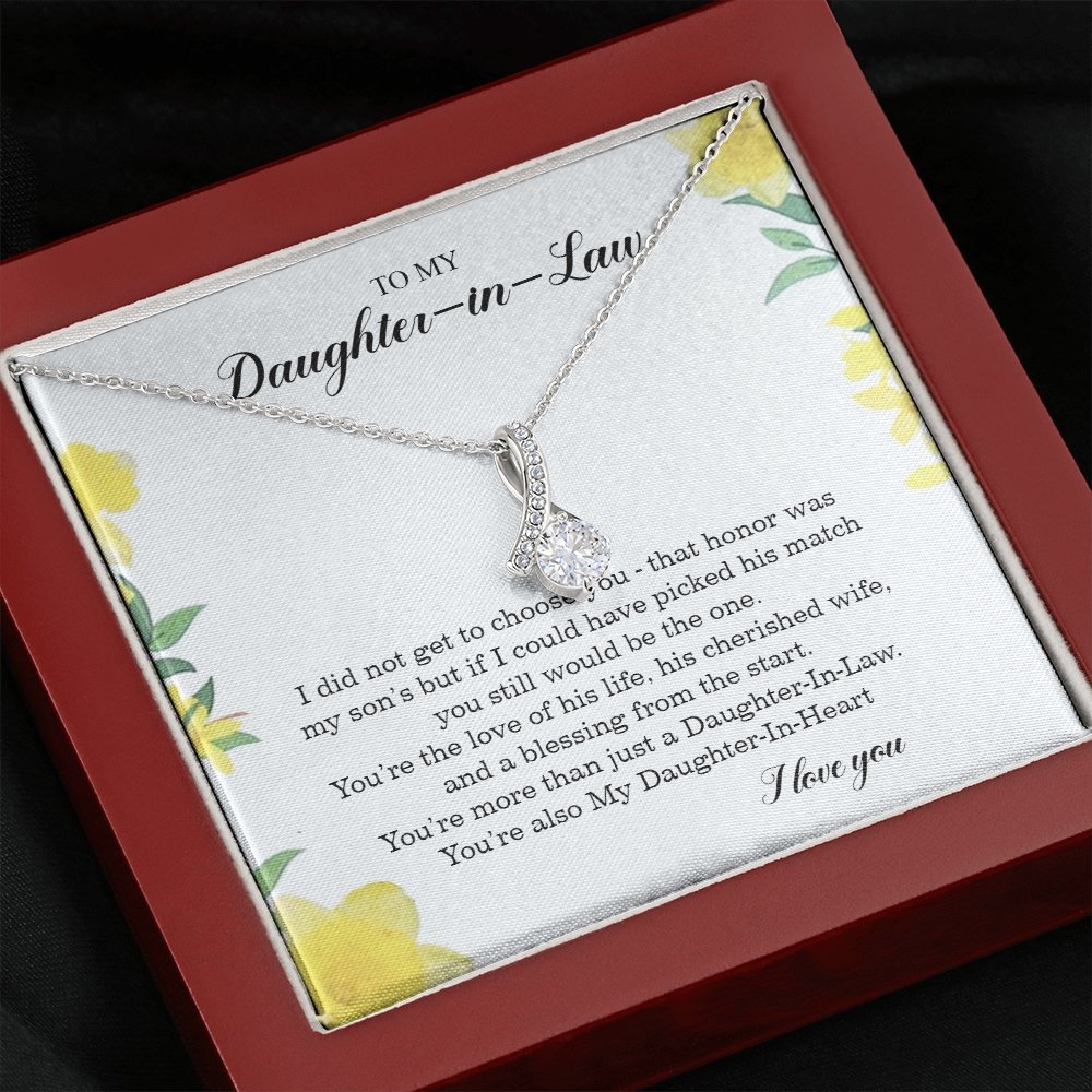 To My Daughter-In-Law | Alluring Necklace 💓💎 | Jewelry | C30084TG, C30084TR, lx-C30084, PB23-WOOD, PROD-1582712, PT-930, TNM-1, USER-43062, WARRANTY-UPSELL | TageUnlimited
