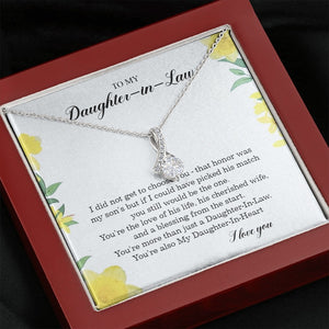 To My Daughter-In-Law | Alluring Necklace 💓💎 | Jewelry | C30084TG, C30084TR, lx-C30084, PB23-WOOD, PROD-1582712, PT-930, TNM-1, USER-43062, WARRANTY-UPSELL | TageUnlimited