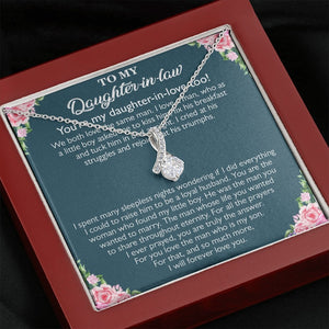 To My Daughter-In-Law | Alluring Necklace 🎀 💓 | Jewelry | C30084TG, C30084TR, lx-C30084, PB23-WOOD, PROD-1582735, PT-930, TNM-1, USER-43062, WARRANTY-UPSELL | TageUnlimited