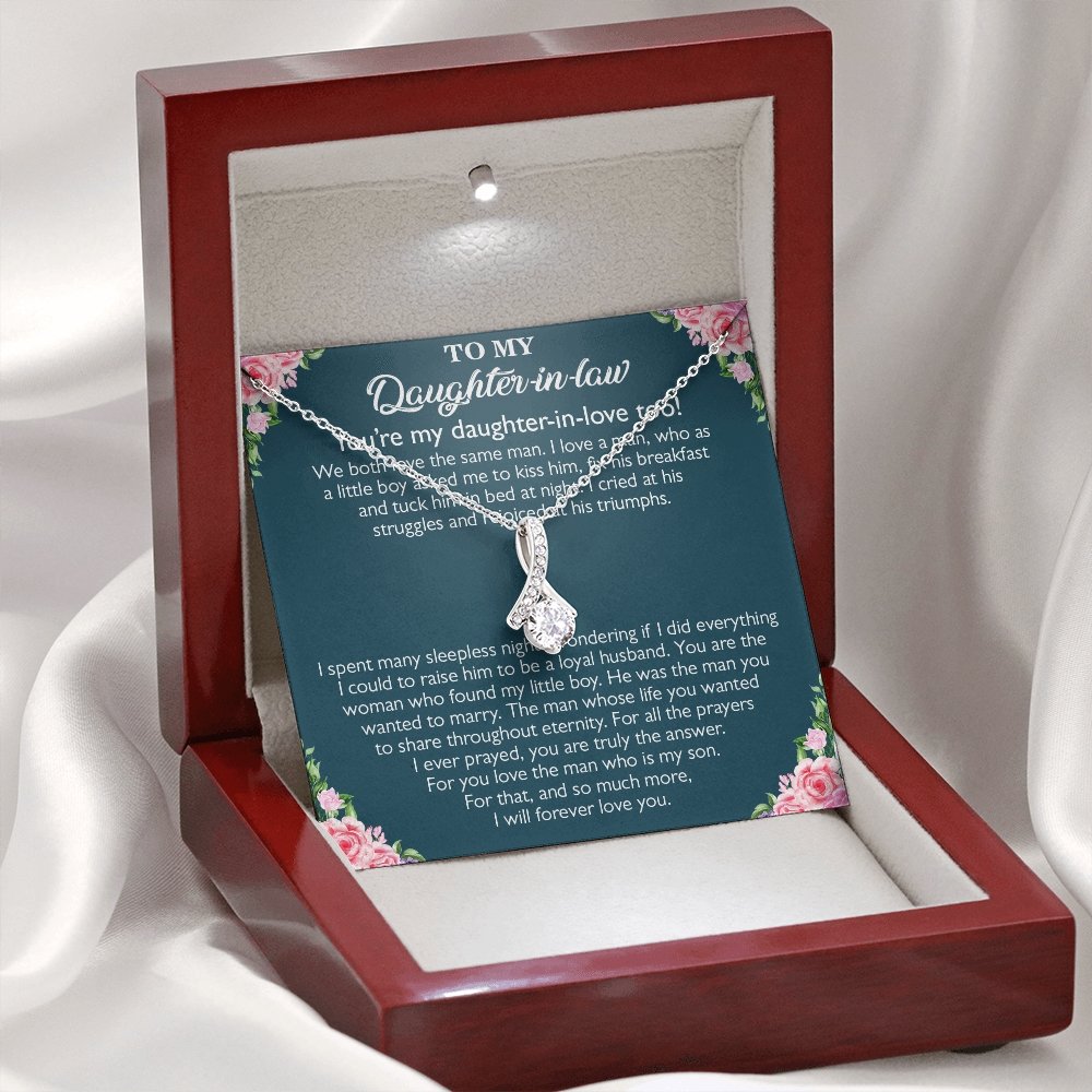 To My Daughter-In-Law | Alluring Necklace 🎀 💓 | Jewelry | C30084TG, C30084TR, lx-C30084, PB23-WOOD, PROD-1582735, PT-930, TNM-1, USER-43062, WARRANTY-UPSELL | TageUnlimited