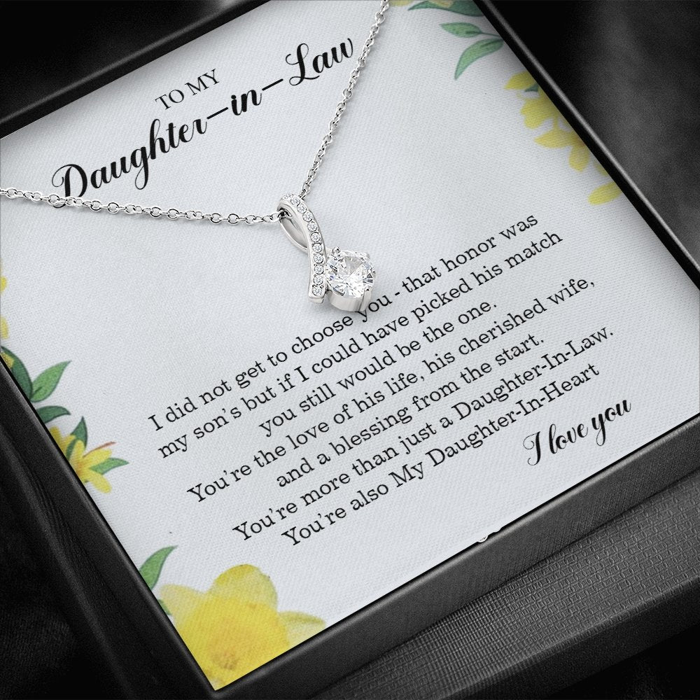 To My Daughter-In-Law | Alluring Necklace 💓💎 | Jewelry | C30084TG, C30084TR, lx-C30084, PB23-WOOD, PROD-1582712, PT-930, TNM-1, USER-43062, WARRANTY-UPSELL | TageUnlimited