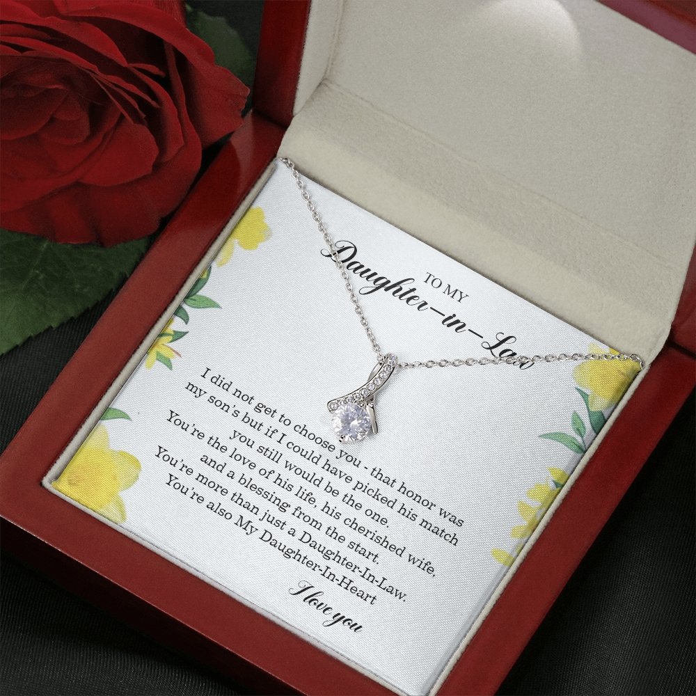 To My Daughter-In-Law | Alluring Necklace 💓💎 | Jewelry | C30084TG, C30084TR, lx-C30084, PB23-WOOD, PROD-1582712, PT-930, TNM-1, USER-43062, WARRANTY-UPSELL | TageUnlimited
