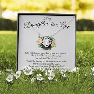 To My Daughter In Law | My Daughter-In-Heart ❤️💐 | Jewelry | C30011TG, C30011TR, lx-C30011, PB23-WOOD, PROD-1883540, PT-922, TNM-1, USER-43062 | TageUnlimited