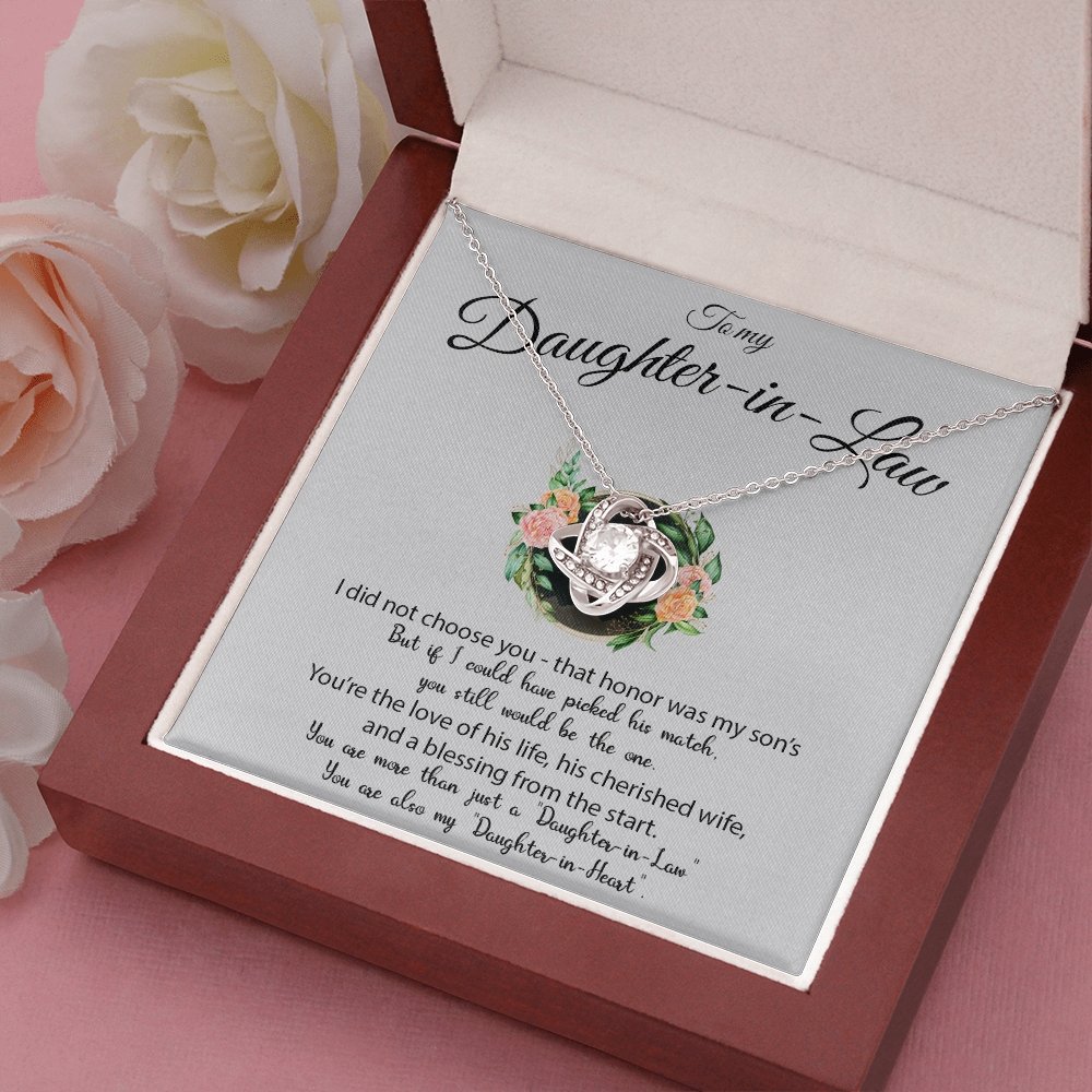 To My Daughter In Law | My Daughter-In-Heart ❤️💐 | Jewelry | C30011TG, C30011TR, lx-C30011, PB23-WOOD, PROD-1883540, PT-922, TNM-1, USER-43062 | TageUnlimited
