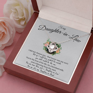 To My Daughter In Law | My Daughter-In-Heart ❤️💐 | Jewelry | C30011TG, C30011TR, lx-C30011, PB23-WOOD, PROD-1883540, PT-922, TNM-1, USER-43062 | TageUnlimited