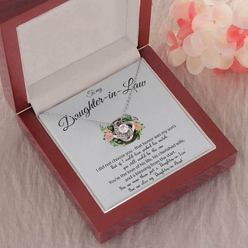 To My Daughter In Law | My Daughter-In-Heart ❤️💐 | Jewelry | C30011TG, C30011TR, lx-C30011, PB23-WOOD, PROD-1883540, PT-922, TNM-1, USER-43062 | TageUnlimited