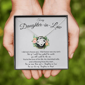 To My Daughter In Law | My Daughter-In-Heart ❤️💐 | Jewelry | C30011TG, C30011TR, lx-C30011, PB23-WOOD, PROD-1883540, PT-922, TNM-1, USER-43062 | TageUnlimited