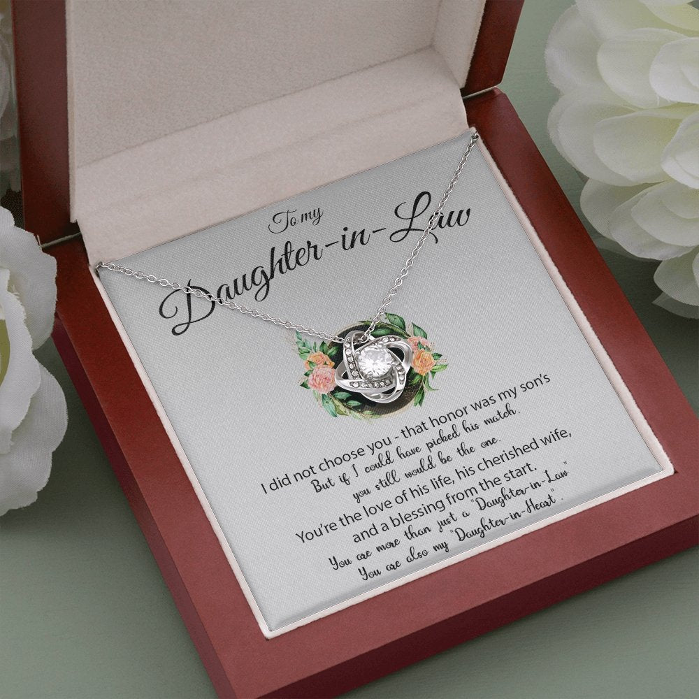 To My Daughter In Law | My Daughter-In-Heart ❤️💐 | Jewelry | C30011TG, C30011TR, lx-C30011, PB23-WOOD, PROD-1883540, PT-922, TNM-1, USER-43062 | TageUnlimited