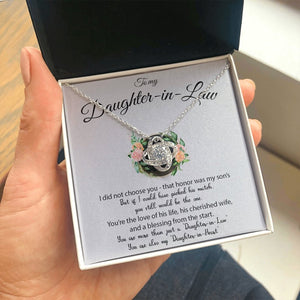To My Daughter In Law | My Daughter-In-Heart ❤️💐 | Jewelry | C30011TG, C30011TR, lx-C30011, PB23-WOOD, PROD-1883540, PT-922, TNM-1, USER-43062 | TageUnlimited
