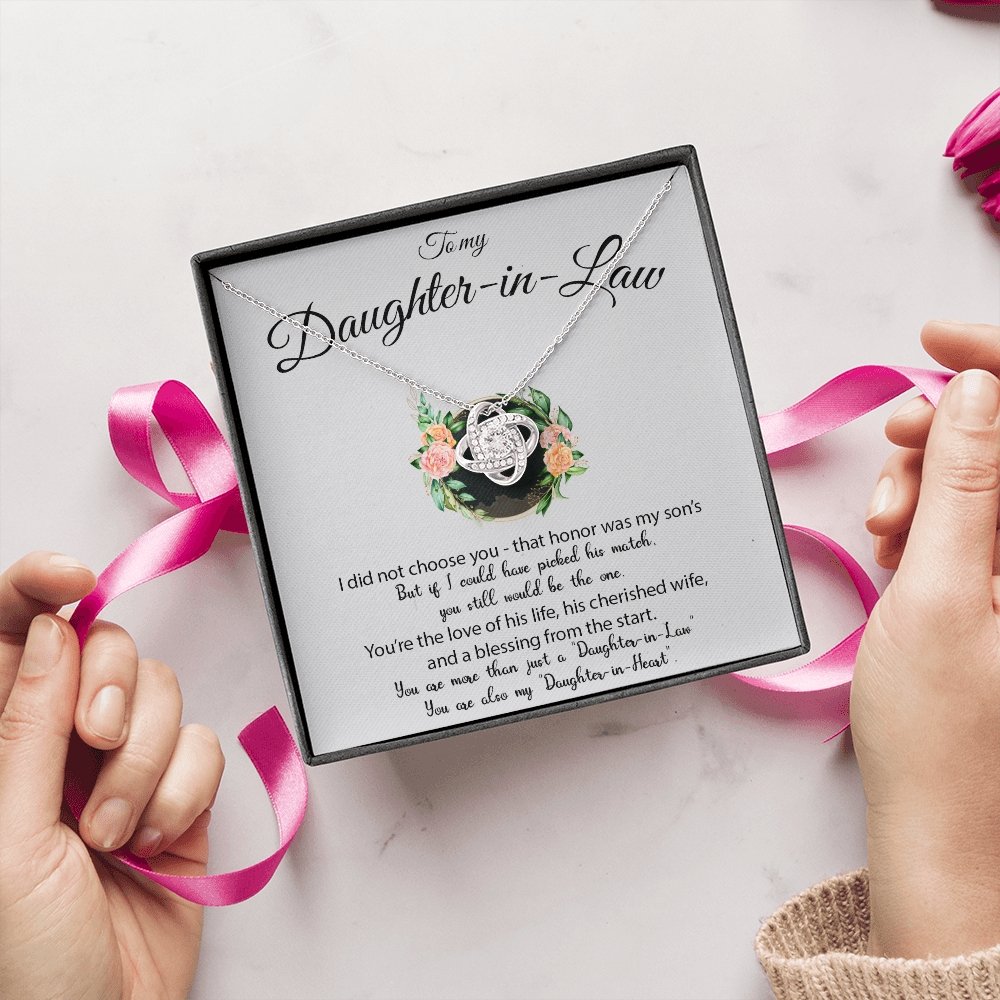 To My Daughter In Law | My Daughter-In-Heart ❤️💐 | Jewelry | C30011TG, C30011TR, lx-C30011, PB23-WOOD, PROD-1883540, PT-922, TNM-1, USER-43062 | TageUnlimited