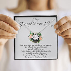 To My Daughter In Law | My Daughter-In-Heart ❤️💐 | Jewelry | C30011TG, C30011TR, lx-C30011, PB23-WOOD, PROD-1883540, PT-922, TNM-1, USER-43062 | TageUnlimited