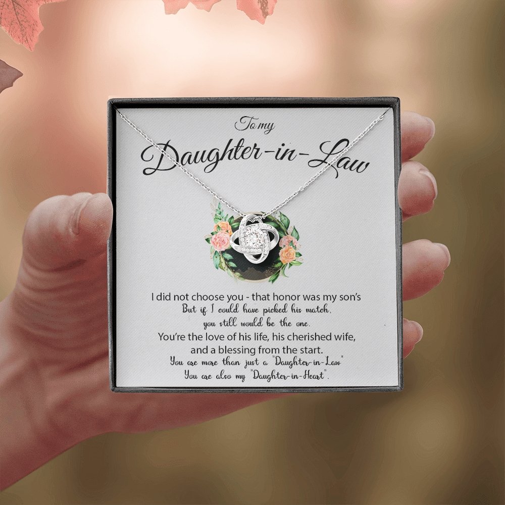 To My Daughter In Law | My Daughter-In-Heart ❤️💐 | Jewelry | C30011TG, C30011TR, lx-C30011, PB23-WOOD, PROD-1883540, PT-922, TNM-1, USER-43062 | TageUnlimited