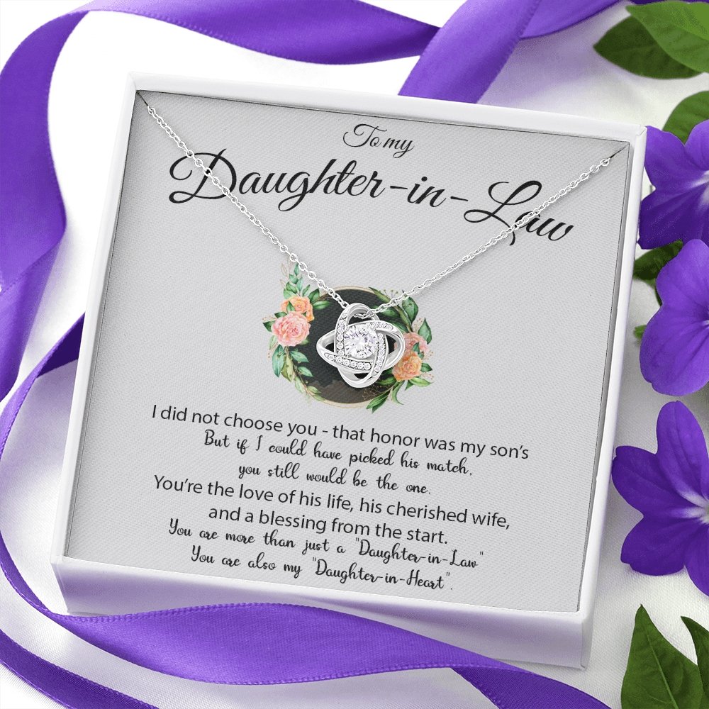 To My Daughter In Law | My Daughter-In-Heart ❤️💐 | Jewelry | C30011TG, C30011TR, lx-C30011, PB23-WOOD, PROD-1883540, PT-922, TNM-1, USER-43062 | TageUnlimited