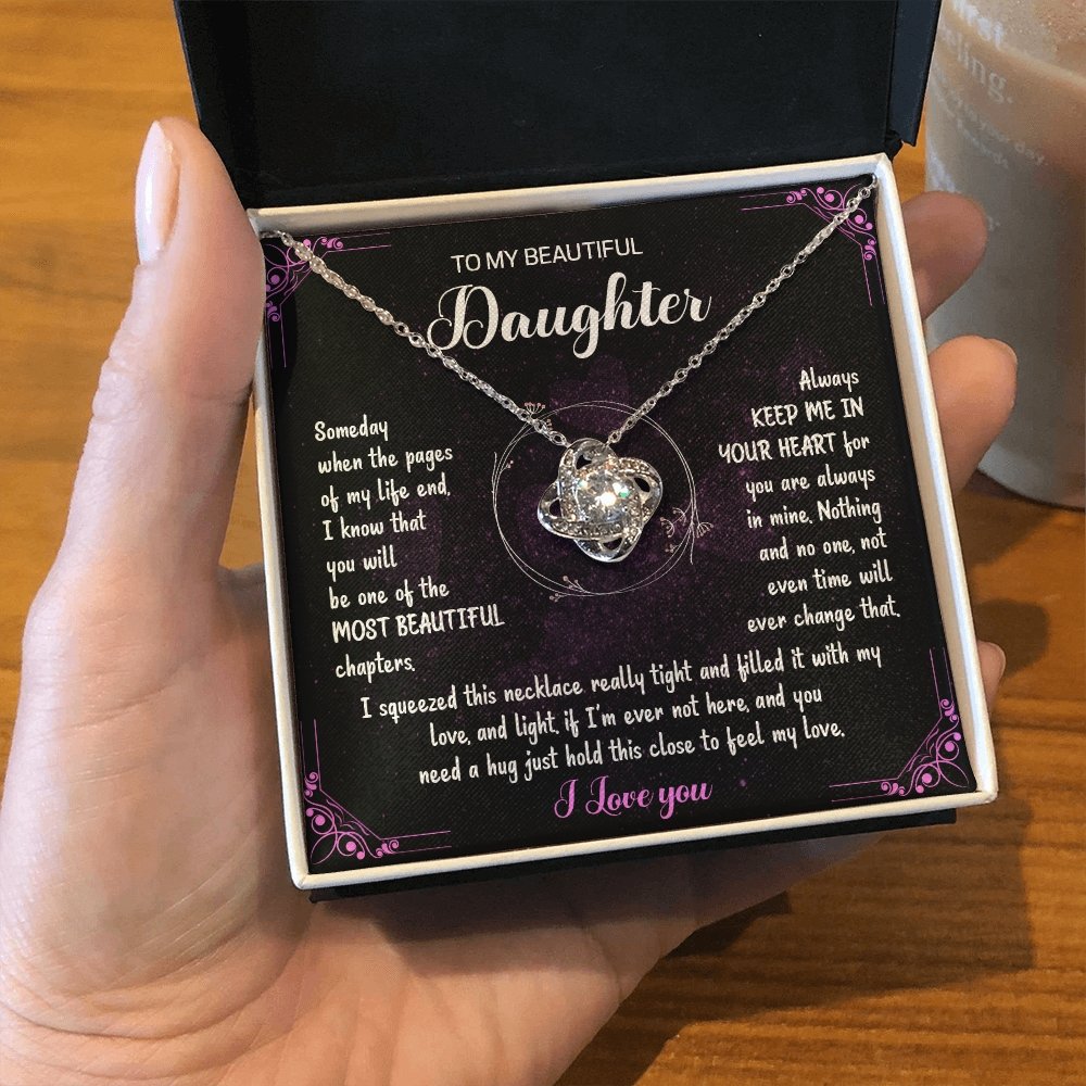 To My Daughter | Just Hold This To Feel My Love 💜💎 | Jewelry | C30011TR, lx-C30011, PB23-WOOD, PROD-1883317, PT-922, TNM-1, USER-43062 | TageUnlimited