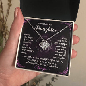 To My Daughter | Just Hold This To Feel My Love 💜💎 | Jewelry | C30011TR, lx-C30011, PB23-WOOD, PROD-1883317, PT-922, TNM-1, USER-43062 | TageUnlimited