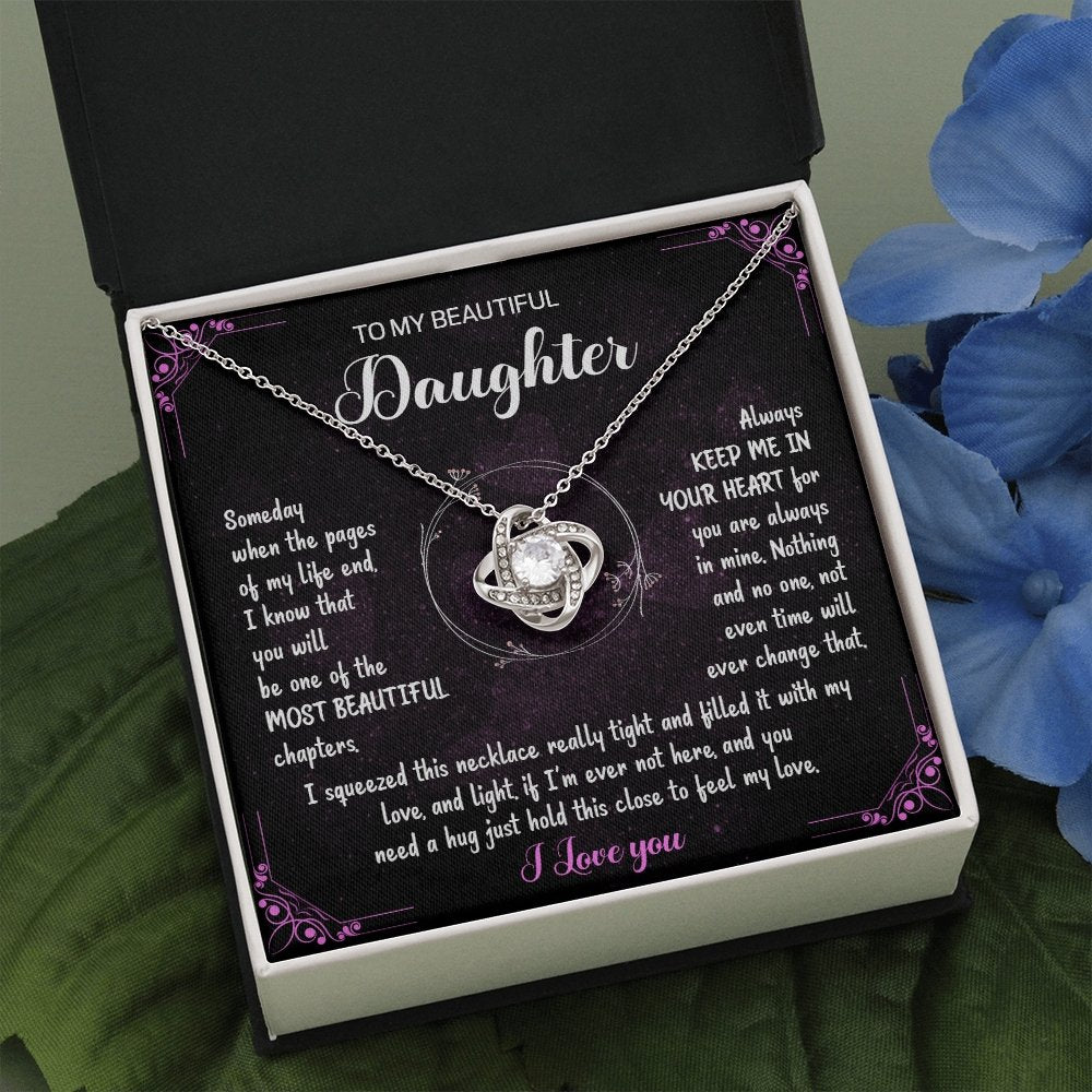 To My Daughter | Just Hold This To Feel My Love 💜💎 | Jewelry | C30011TR, lx-C30011, PB23-WOOD, PROD-1883317, PT-922, TNM-1, USER-43062 | TageUnlimited