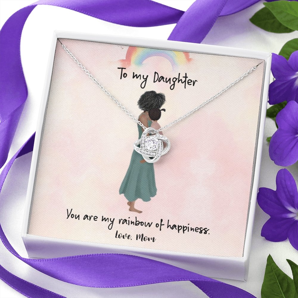 To My Daughter | My Rainbow Of Happiness 🌈✨ | Jewelry | C30011TG, C30011TR, lx-C30011, PB23-WOOD, PROD-1859892, PT-922, TNM-1, USER-43062 | TageUnlimited